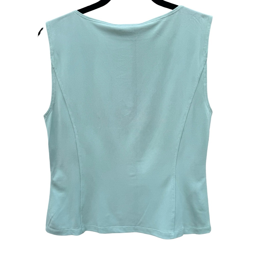 Randolph Duke Minimalist Sleeveless Scoop Neck Blouse Pastel Green Womens S NWT - Picture 5 of 7